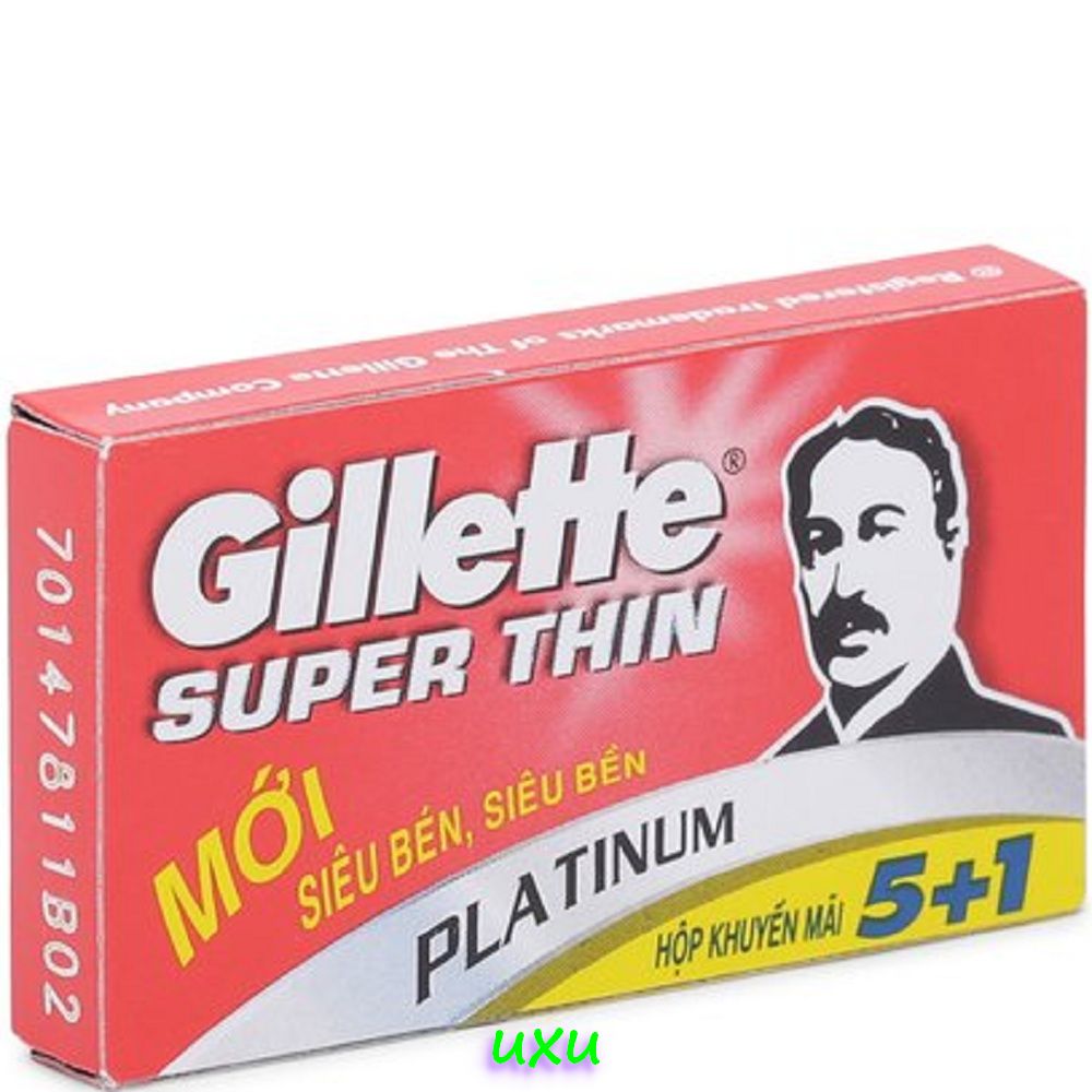 Gói 05 lưỡi lam Gillette Super Thin