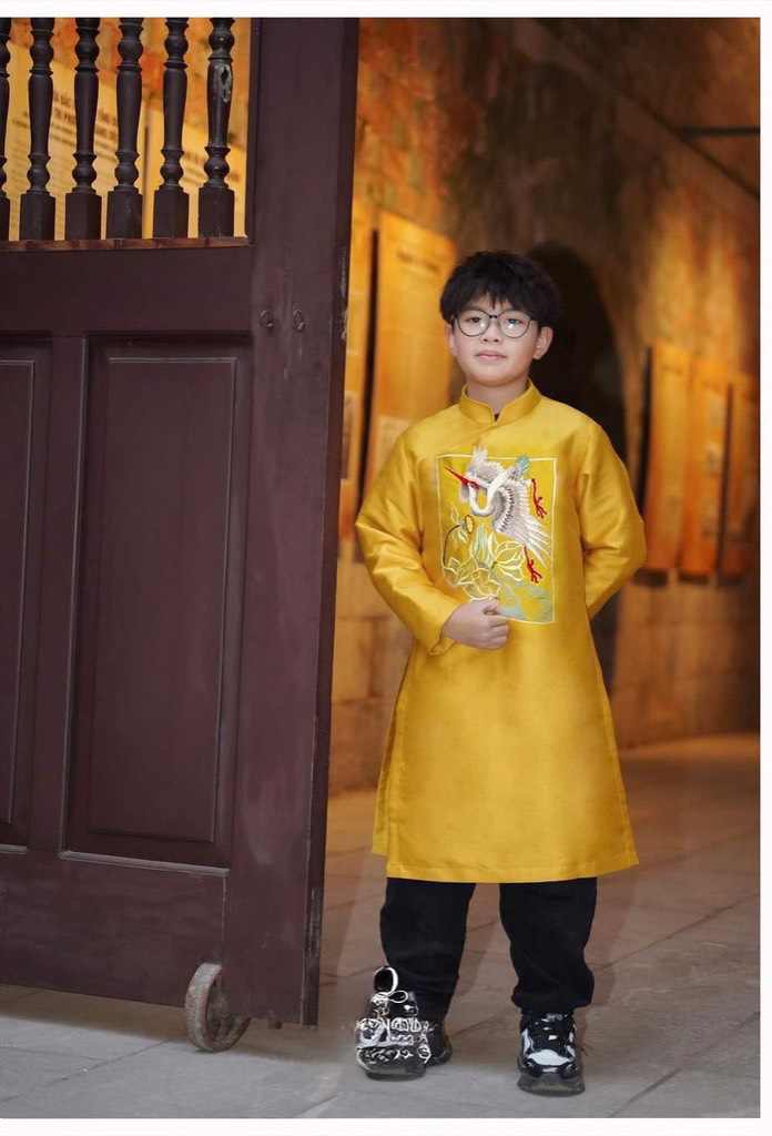 Áo dài bé trai size đại 24-45kg