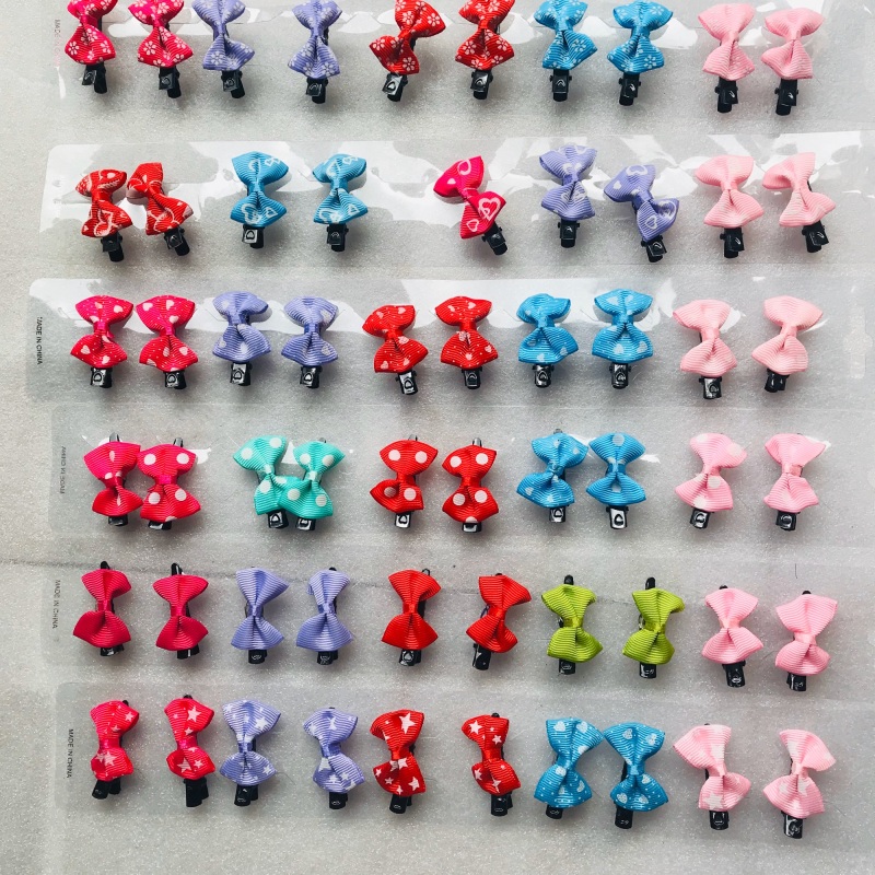 Set 10 KẸP NƠ đủ màu cho bé siêu xinh
