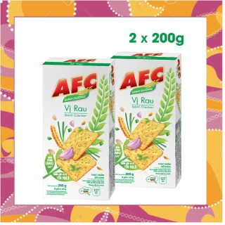 Hộp bánh quy dinh dưỡng AFC vị rau, siêu ngon, thơm giòn. thumbnail