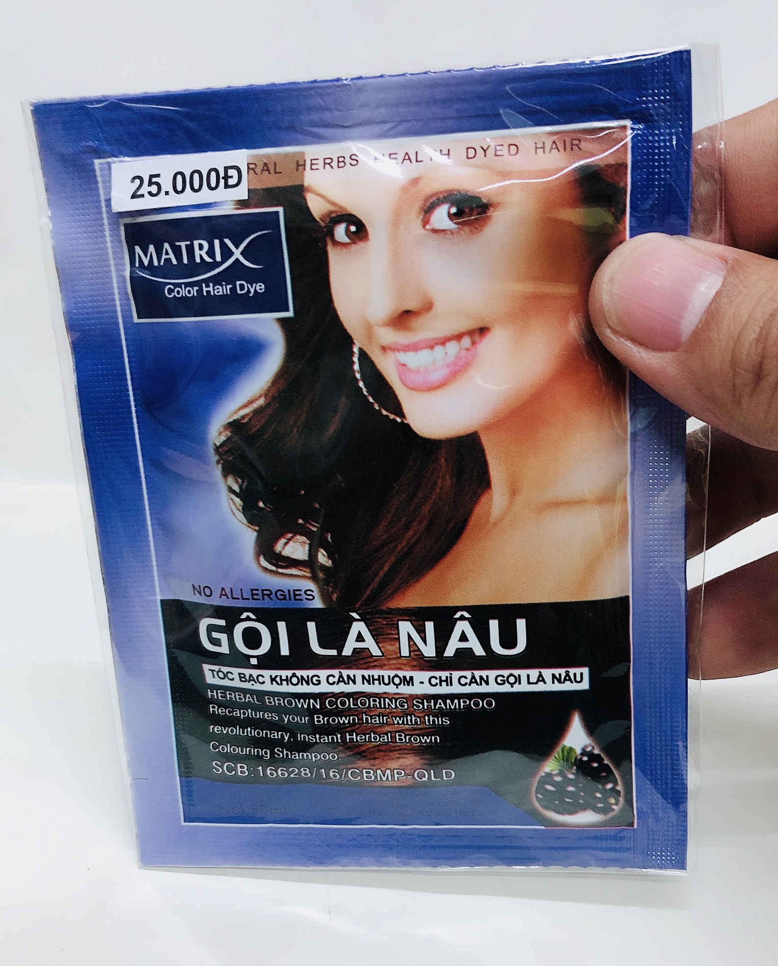 Gội Là Nâu Matrix Hộp 10 gói