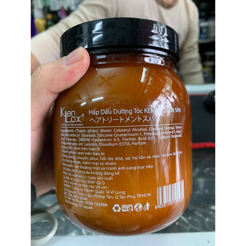 Hấp dầu dưỡng tóc Kenlox Hair Spa 1000ml