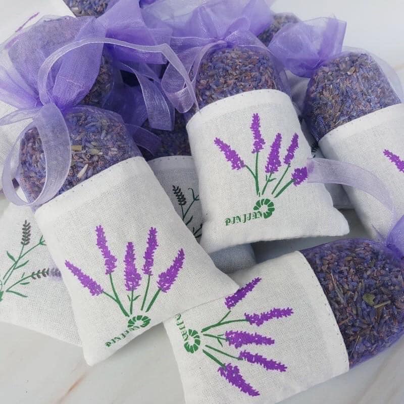 Túi Thơm Oải Hương Cao Cấp - Nụ Lavender Khô Bịch Vải, túi thơm lavender