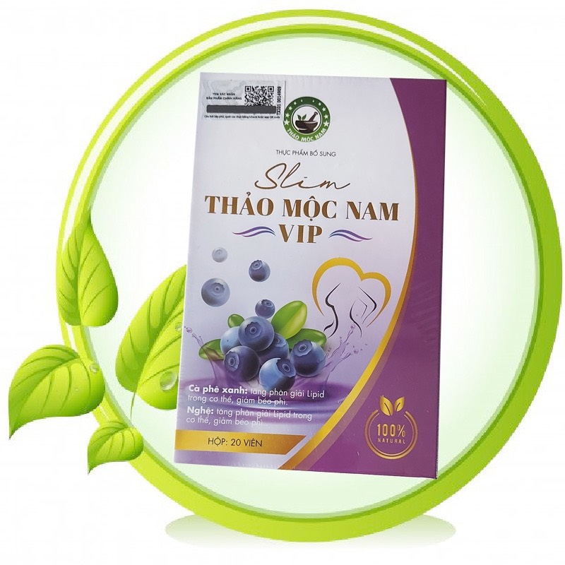 GIẢM CÂN THẢO MỘC NAM mẫu mới tặng kèm nho khô
