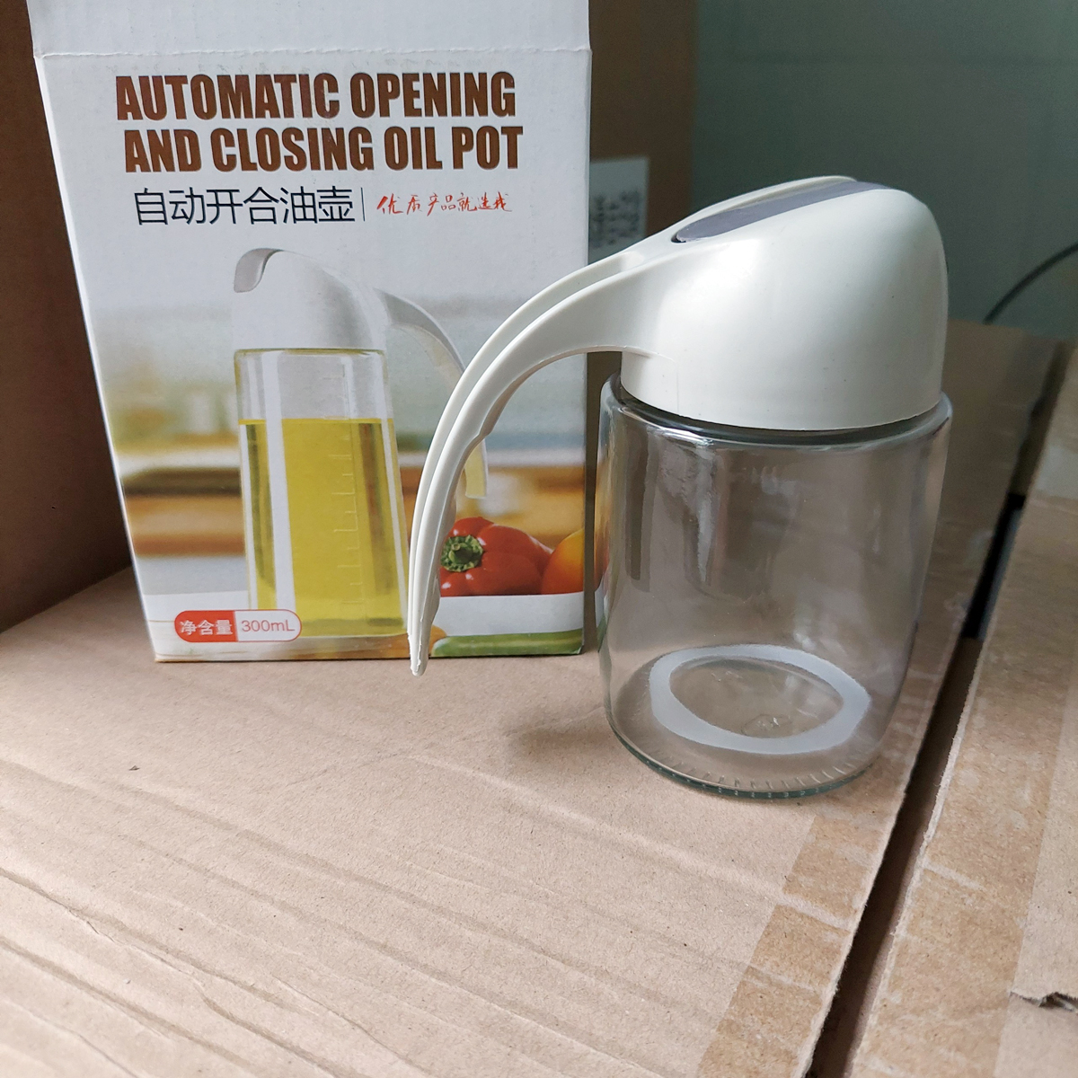 Bình Thủy Tinh Rót Dầu Đựng Nước Chấm