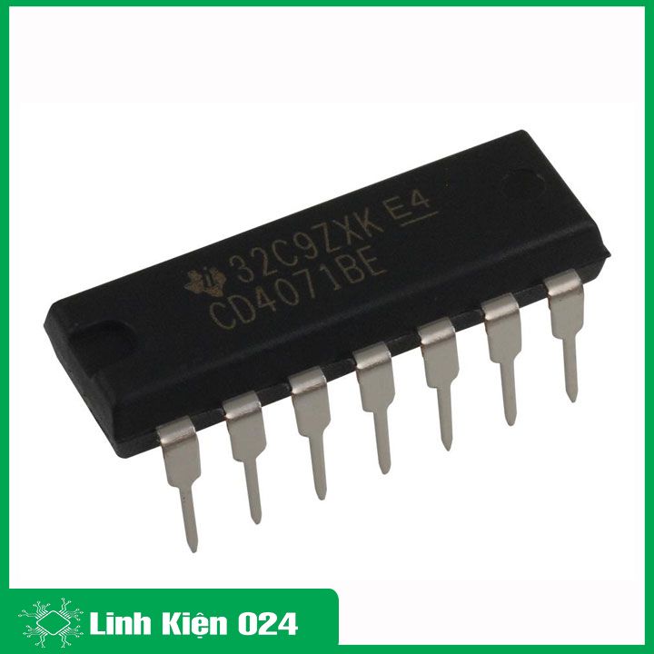 IC CD4071 DIP14 / SOP14 điện áp rộng
