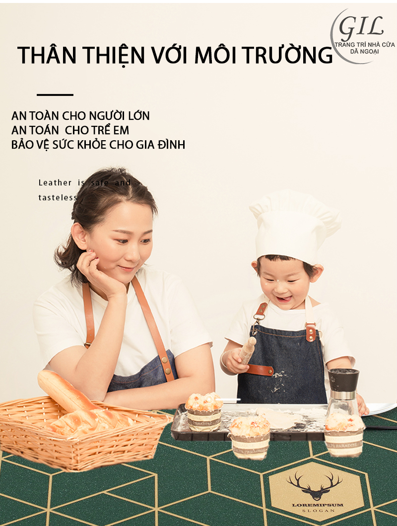 khăn trải bàn pvc hưu vàng cao cấp