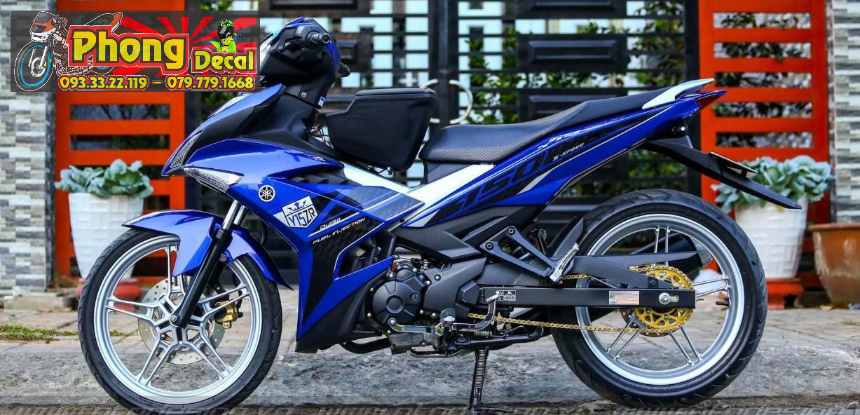 Tem Rời Ex 150 Y15ZR Xanh Gp - Tặng Logo - Ver 14