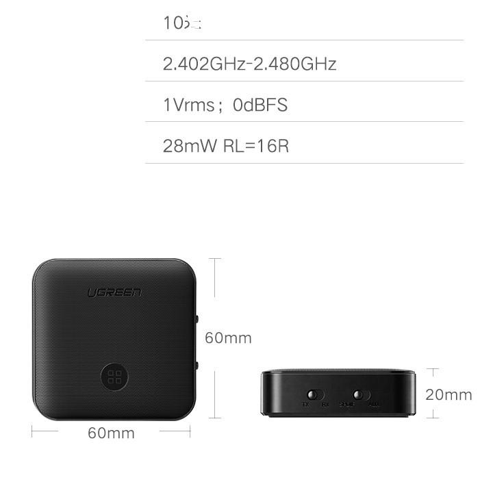 Bộ Chuyển Đổi Thu Phát Bluetooth Ugreen CM144 - SSDC00014