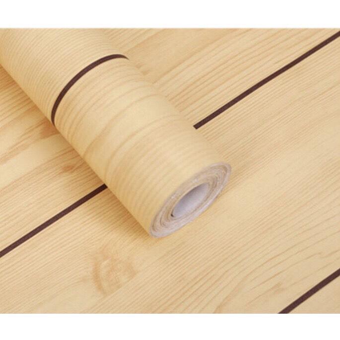 10 Mét Giấy Dán Tường, Khổ 45CM Rộng Decal PVC Trang Trí ( có keo ) - GIẢ VÁN PT1010