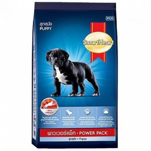 [HCM]Thức ăn chó con bull pháp smartheart power pack 1kg