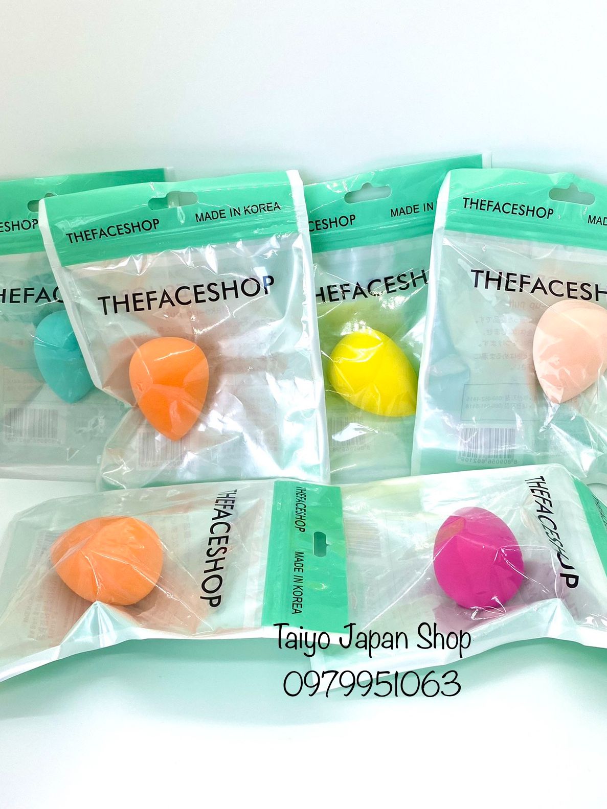 Mút tán kem nền The Face Shop giọt nước mềm mịn
