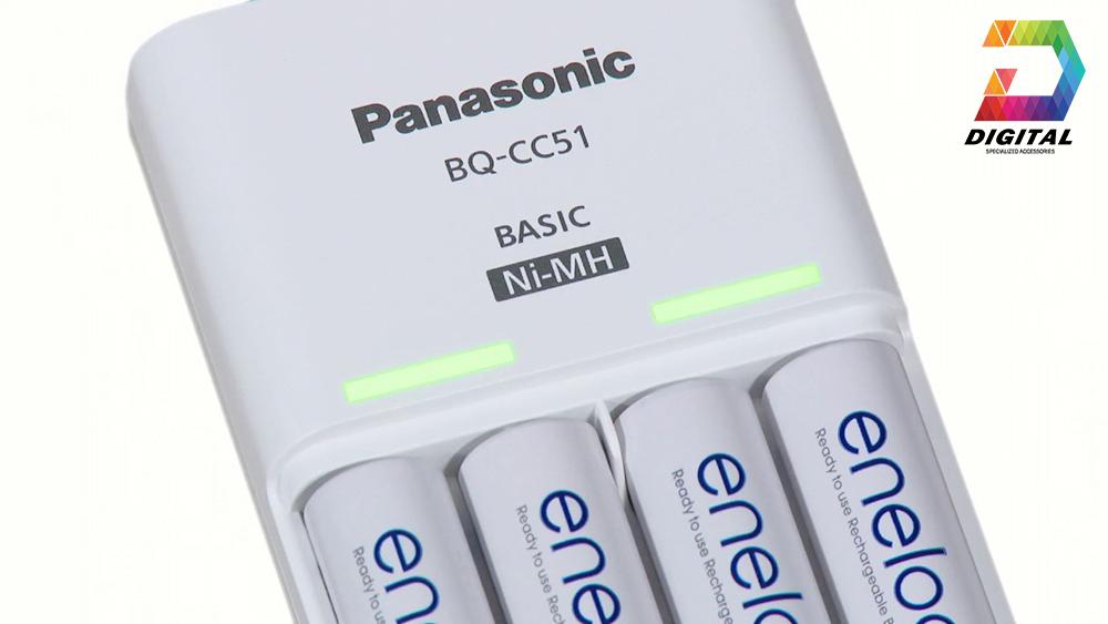 BỘ 4 PIN & SẠC ENELOOP PANASONIC BQ-CC51C CHÍNH HÃNG