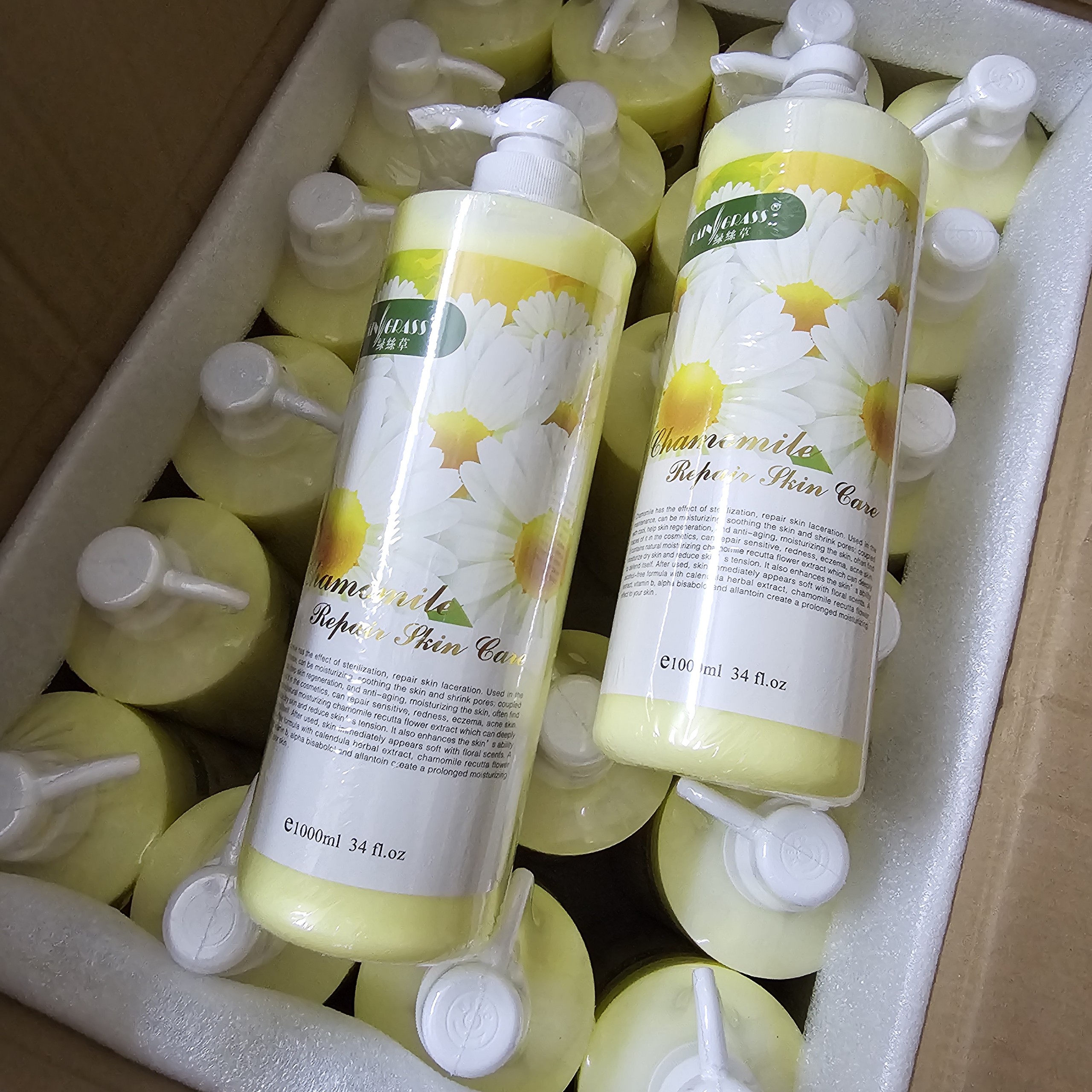 Sữa rửa mặt hoa cúc chăm sóc da spa thuộc bộ chăm sóc da hoa cúc