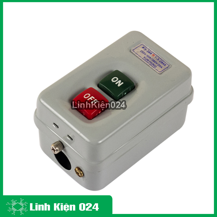 Công tắc nút nhấn 3 pha 380v kh305