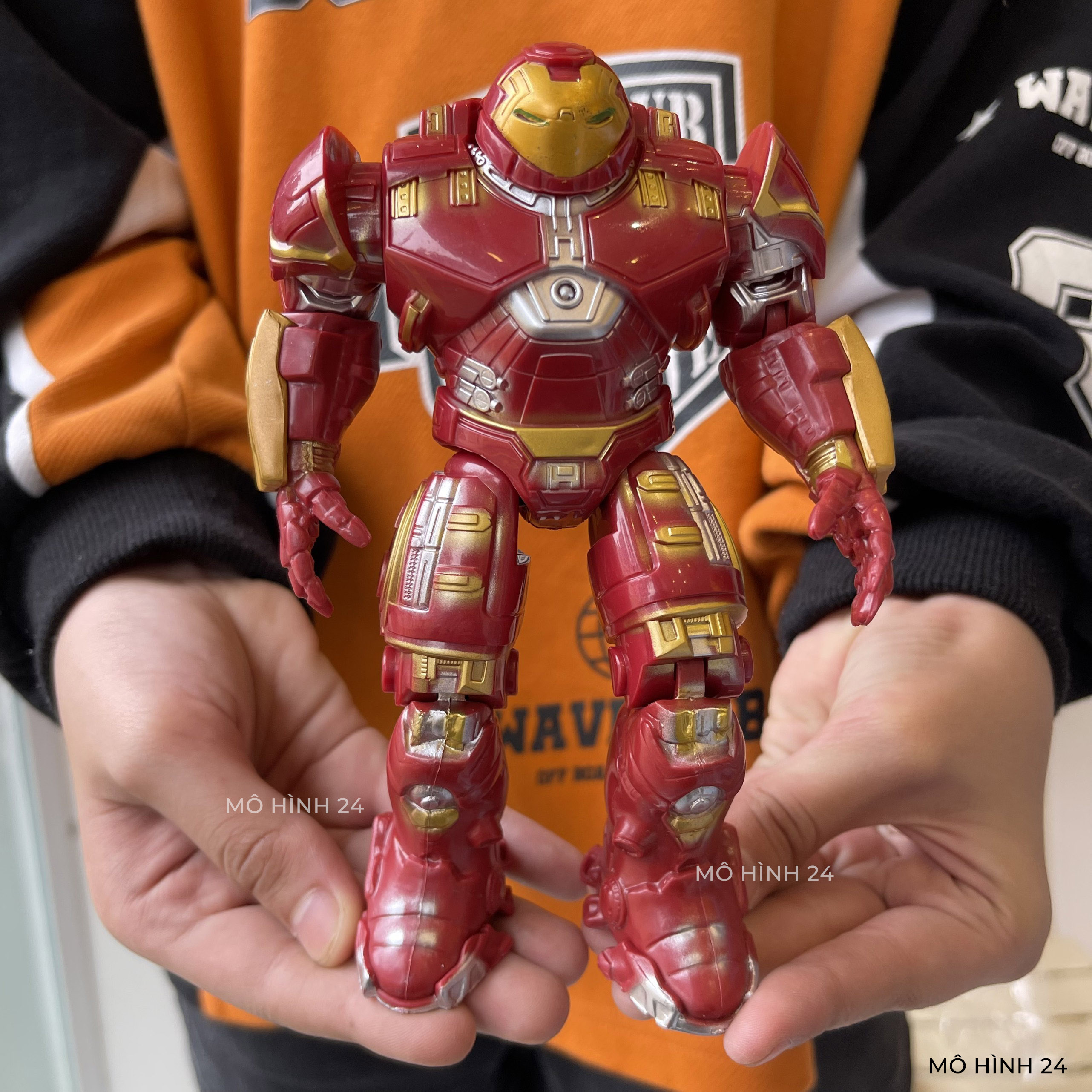 MÔ hình đồ chơi cao cấp Iron Man robot Hulkbuster hulk buster figure Marvel Ironman Người sắt giá rẻ có đèn led