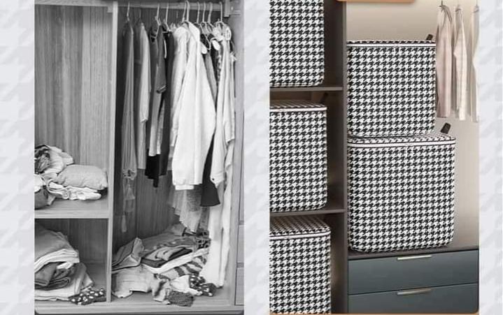 Combo 4 túi đỰng áo quần chăn màn size lớn 100L