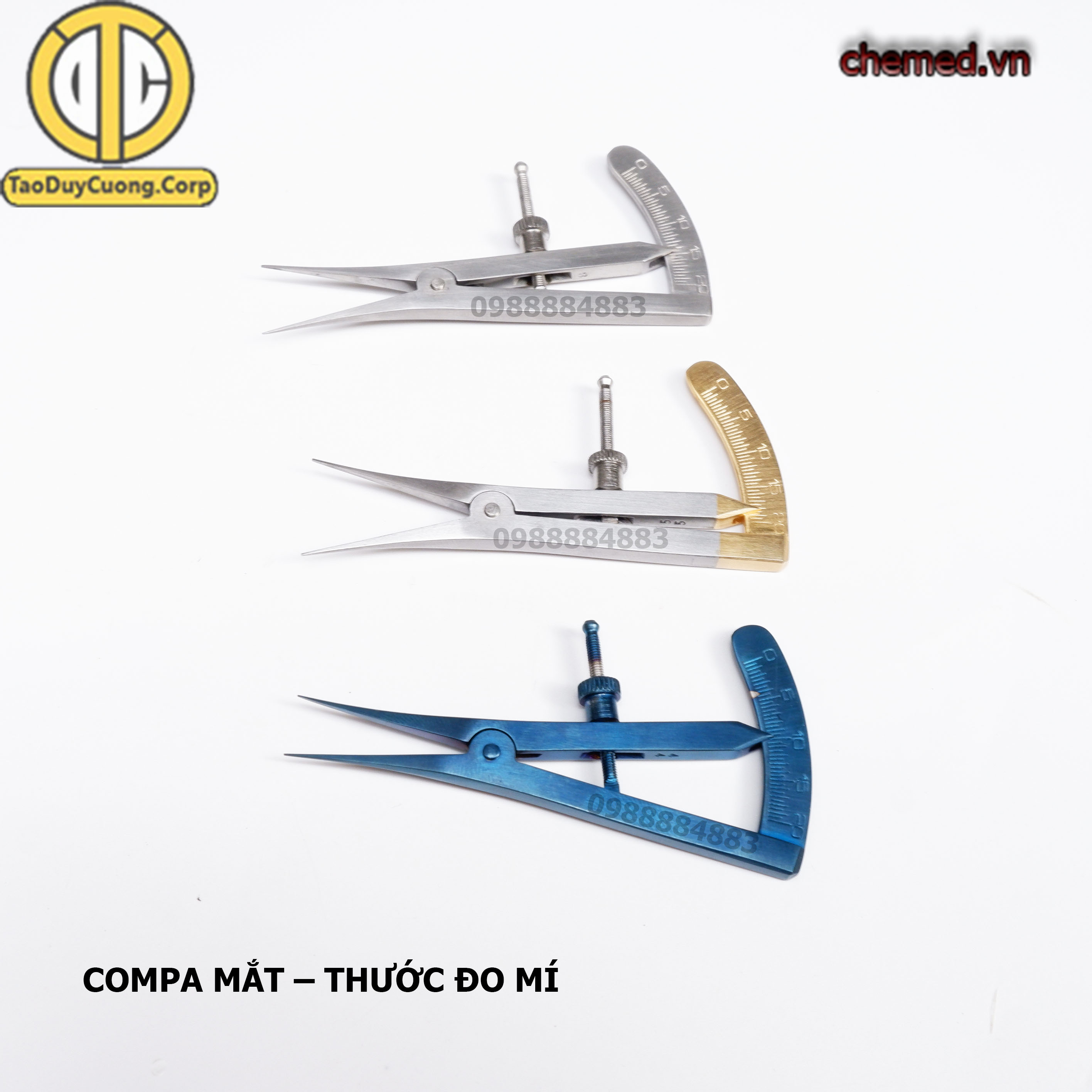 Compa mắt - Thước đo mí mắt