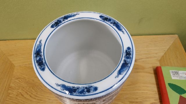 Bát hương (Lư hương) men lam bát tràng