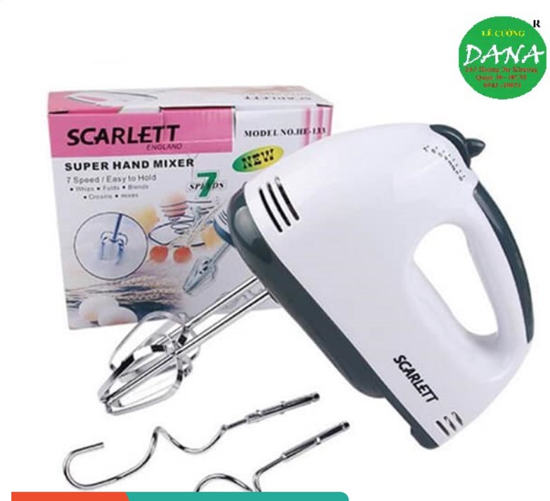Máy đánh trứng cầm tay Scarlett 180W