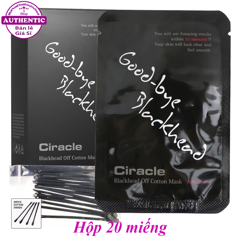 HỘP MẶT NẠ ĐẨY MỤN ĐẦU ĐEN GOODBYE BLACKHEAD CIRACLE
