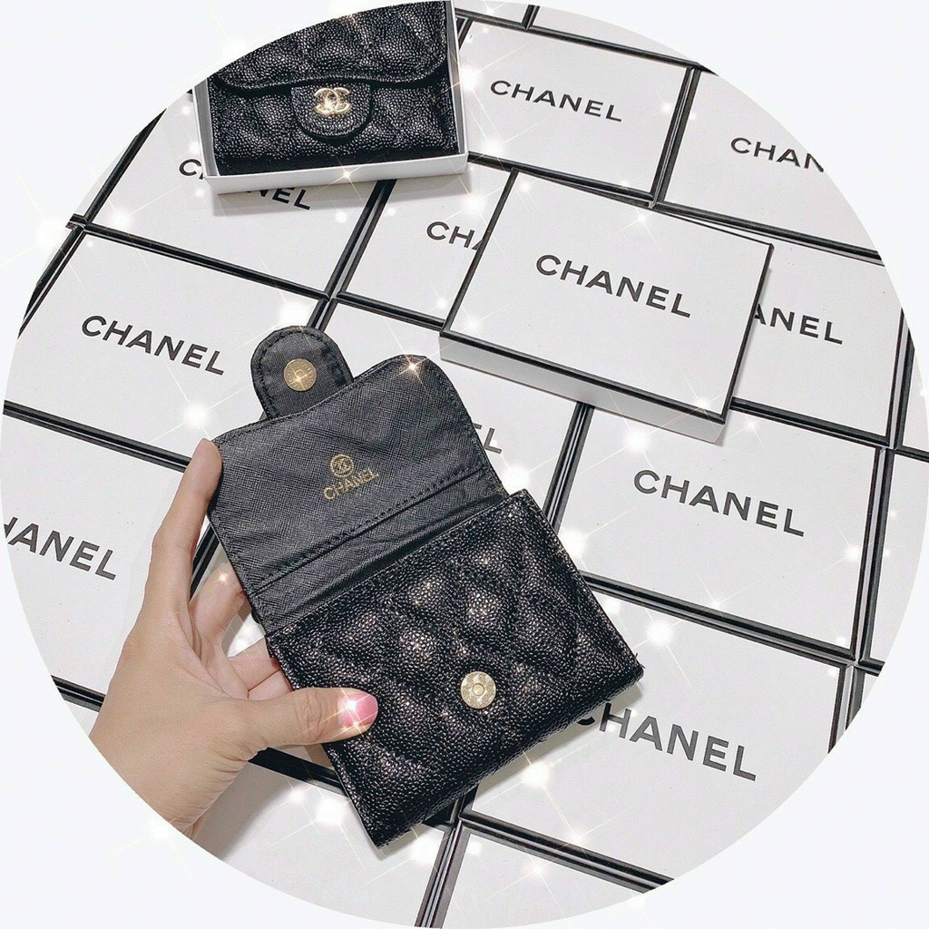 Ví Channel mini cầm tay fullbox size 12cm