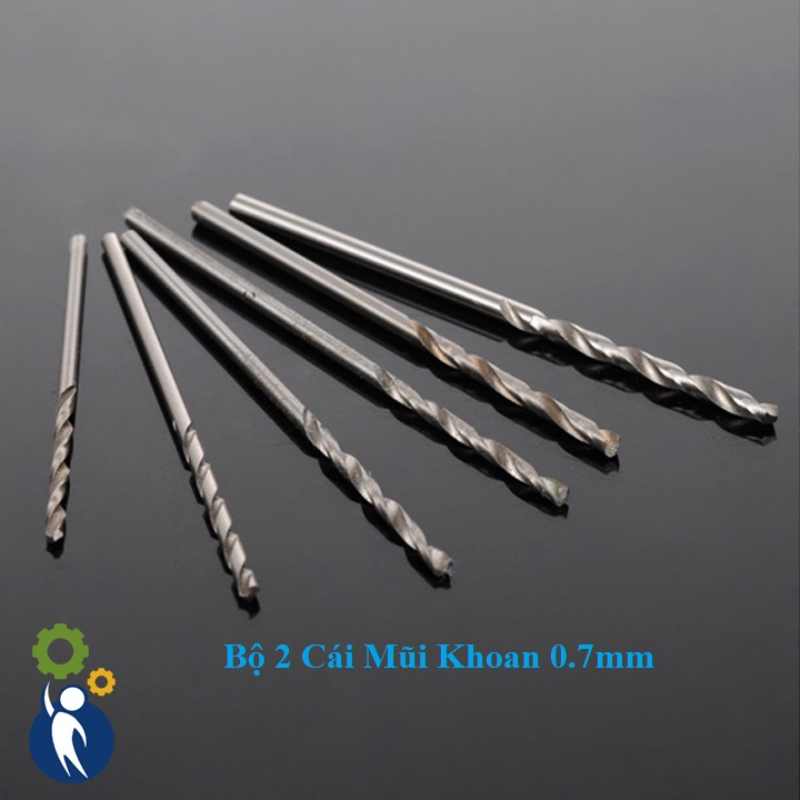 Bộ 2 cái mũi khoan 0.7mm