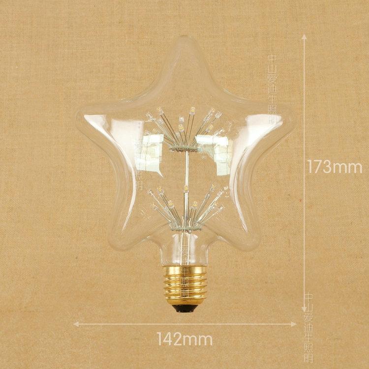 Led bulb hình ngôi sao trang trí tiệc, sự kiện GV-FB-Star