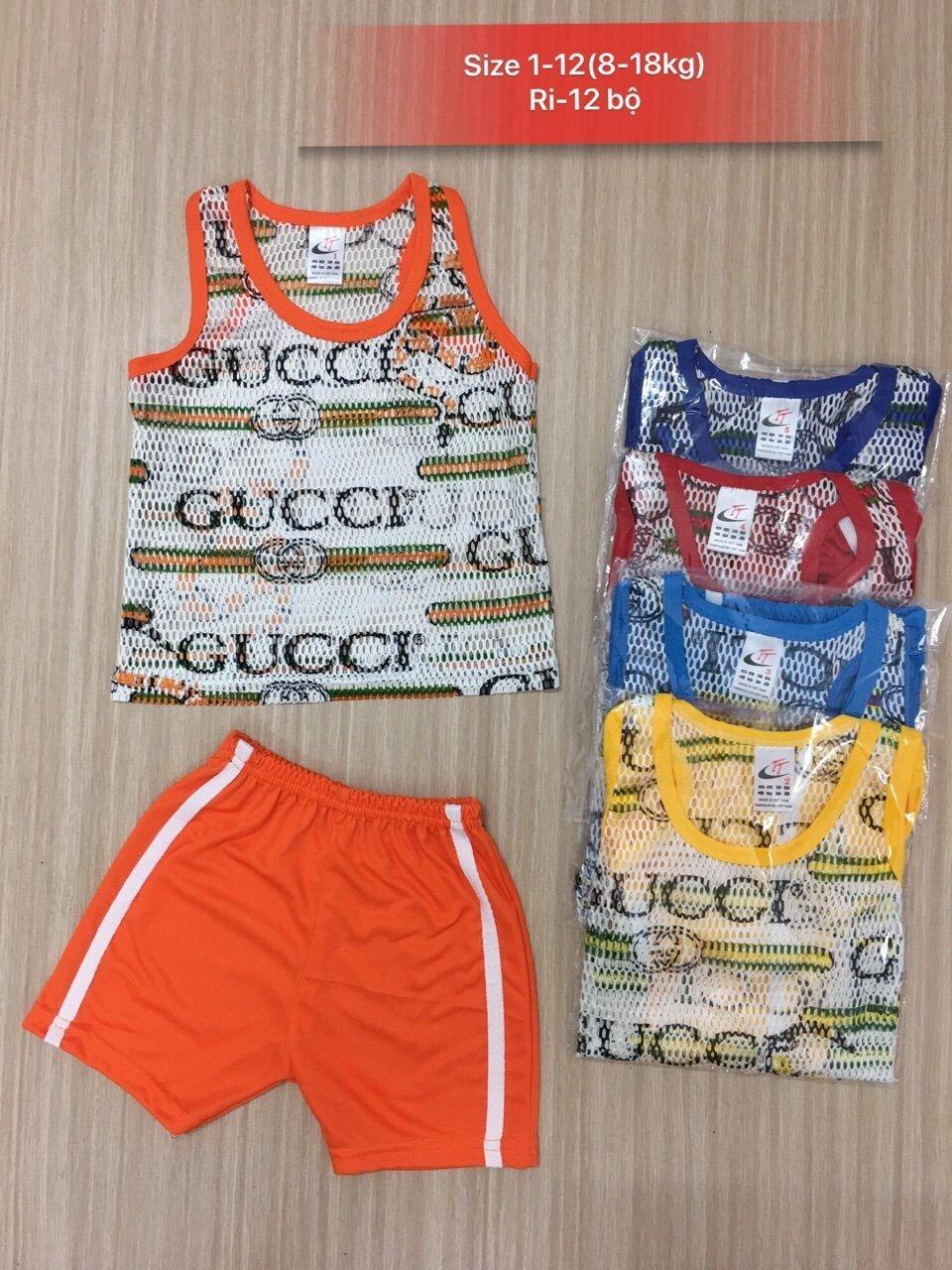 combo 3 bộ lưới cho bé trai 7-20kg