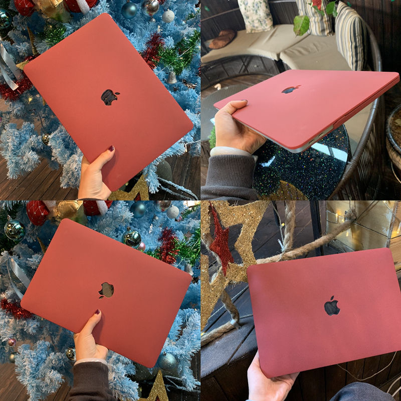 Case ,Ốp Macbook Màu Đỏ booc đô Đủ Dòng (Tặng Kèm Nút Chống Bụi )
