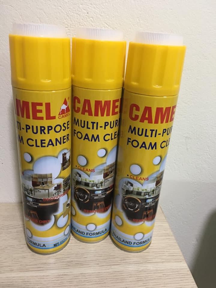 Chai xịt tẩy nội thất ô tô- văn phòng CAMEL(Combo 5 chai)