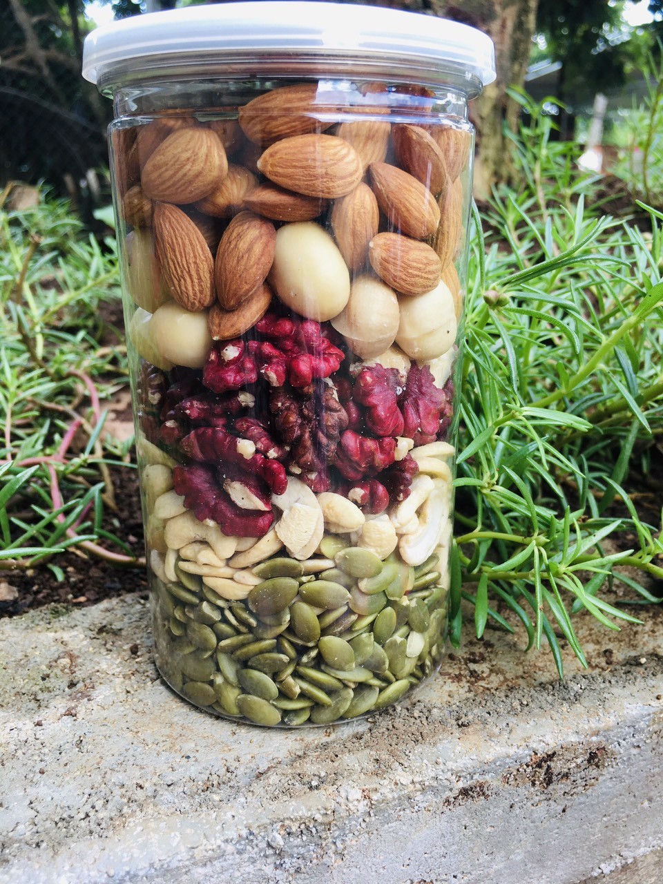 Hạt Dinh Dưỡng 500g- Mix 5 Loại Hạt (macca, óc chó, hạt điều, hạt bí, hạnh nhân)