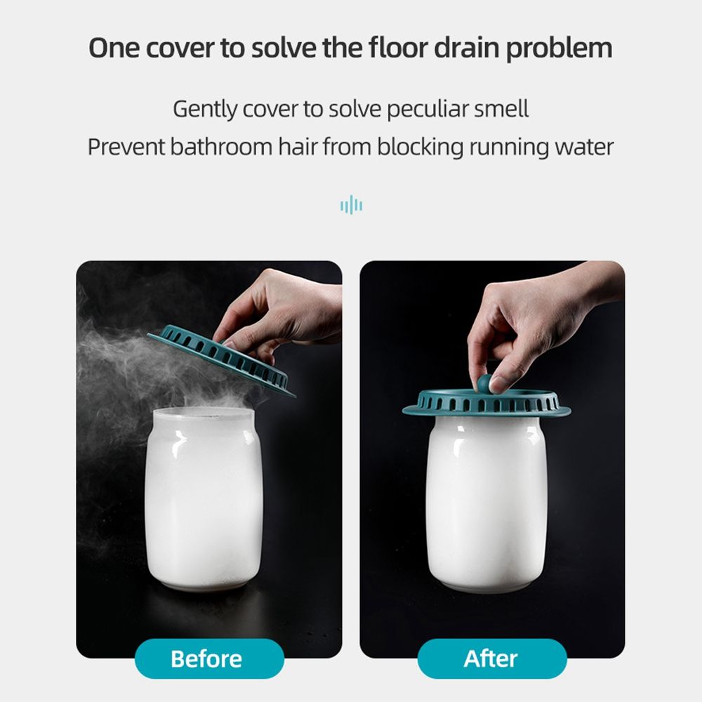 CORE Round Multifunction for Shower Room Kitchen Sink Drain-Floor Silicone Sealing Plug Sewer Filter Drain Cover Drain Plug Floor Drain Cover Bathroom Accessories