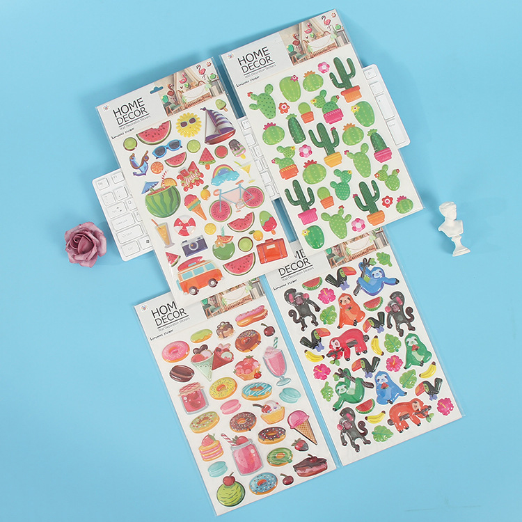 Combo 5 Miếng dán Sticker 3D công chúa cho bé