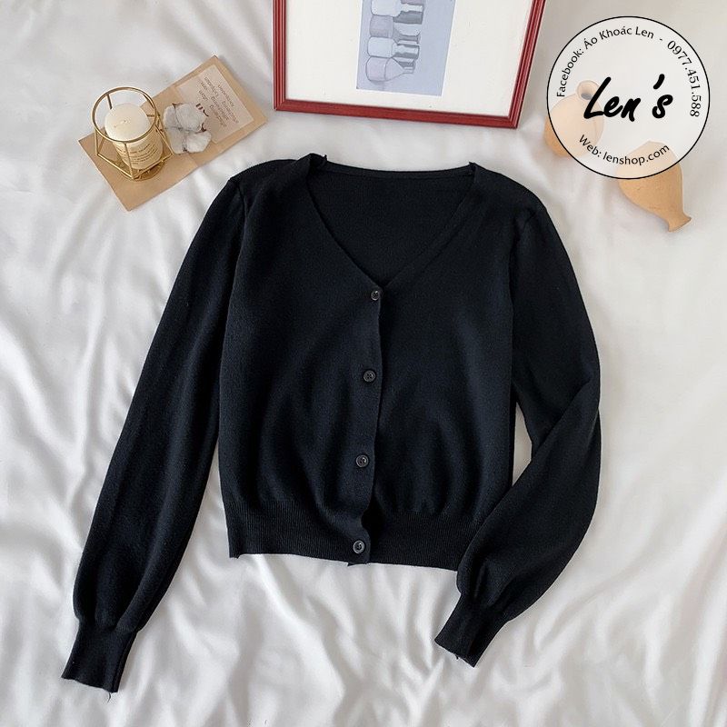 ÁO KHOÁC LEN MỊN CỔ TIM