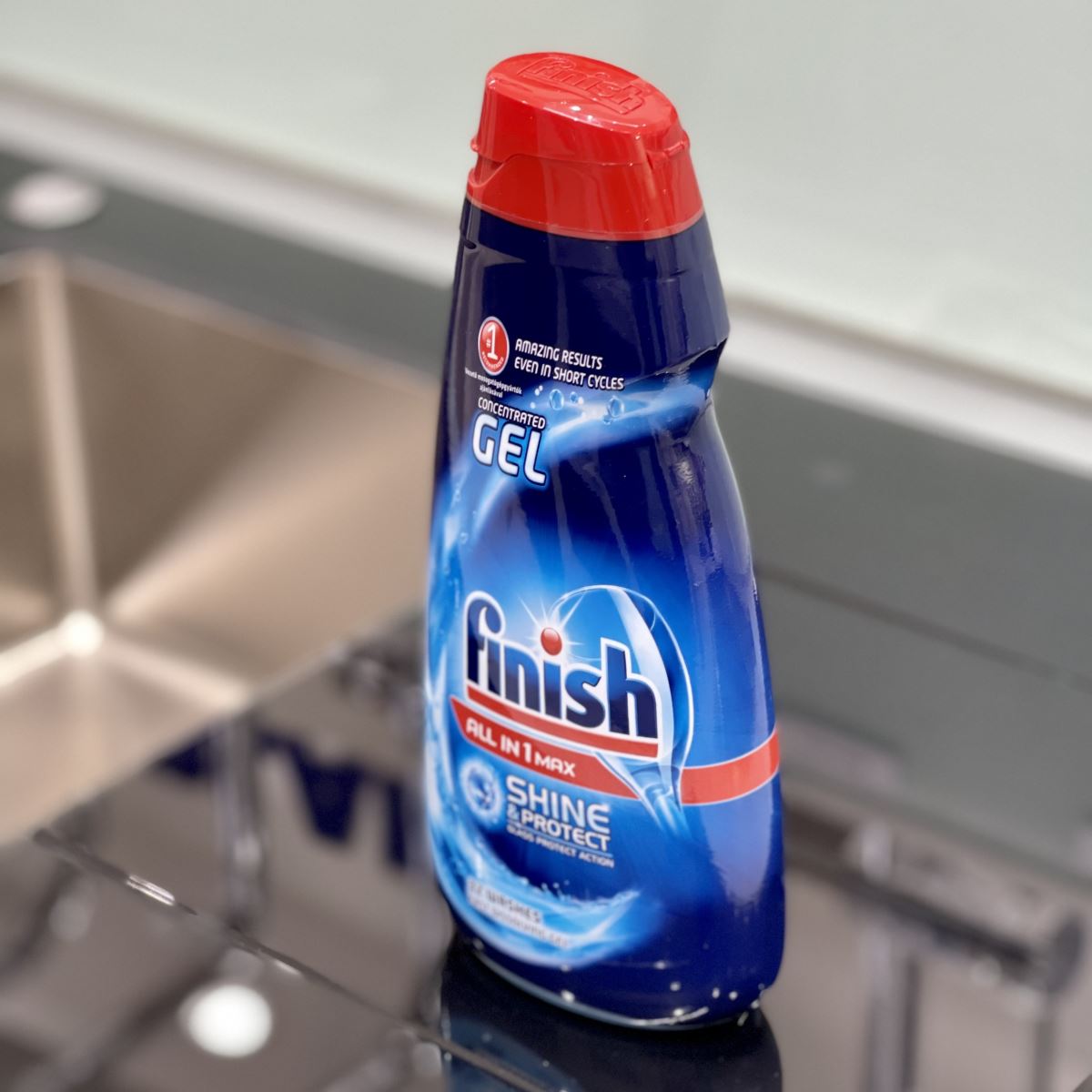 Gel rửa bát Finish All in 1 max 650ml [Hàng Đức]