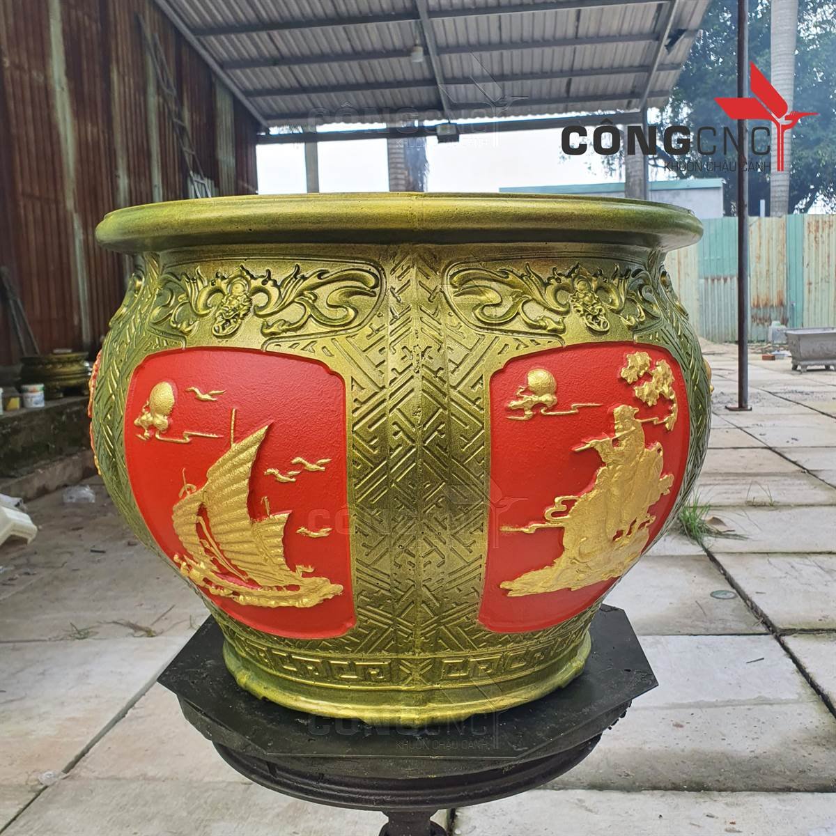 Khuôn Chậu Tròn Chum 60- Không Đôn