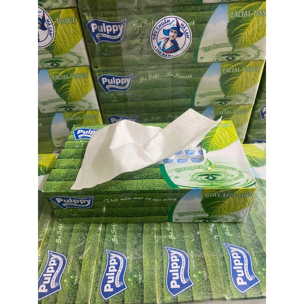 Pulppy incense tea towel drawstring paper 100 sheets 2 layer