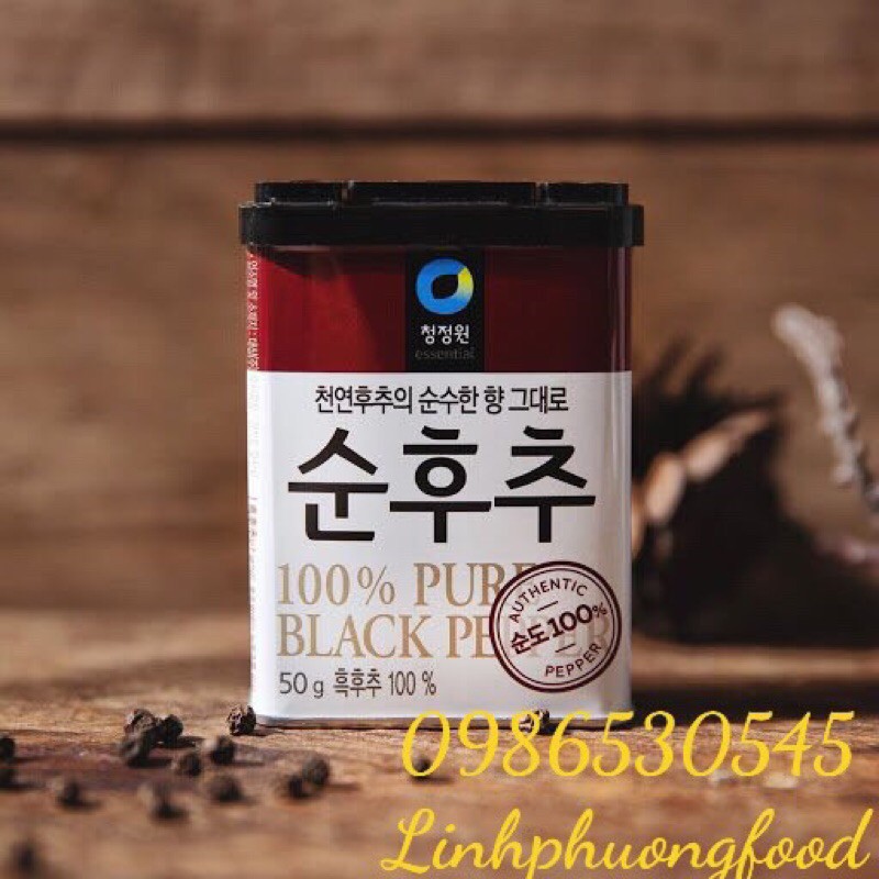 Tiêu Đen Hàn Quốc 50G