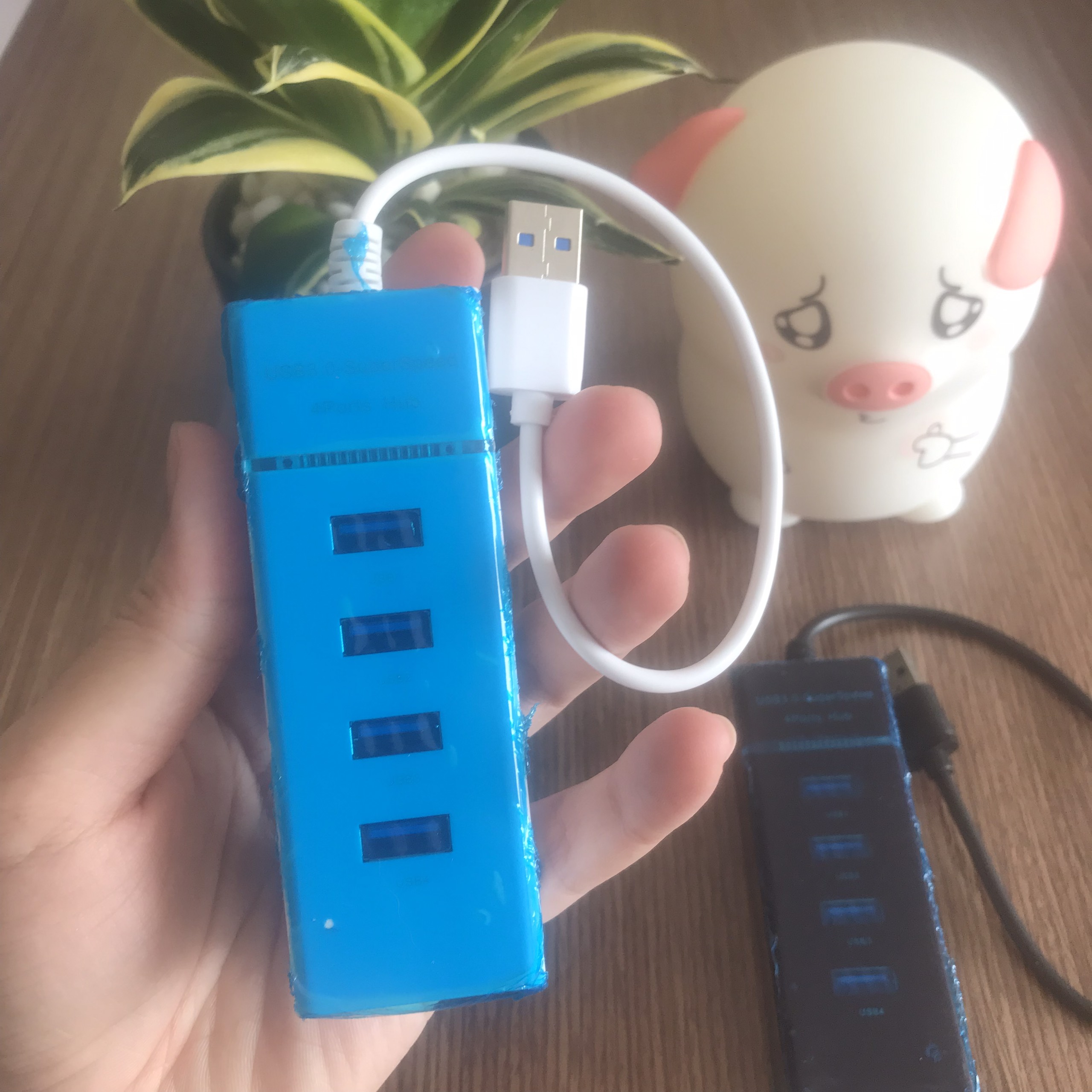 Bộ chia USB từ 1 thành 4 cổng USB tốc độ 3.0, Hàng chuẩn [HUB USB 3.0]