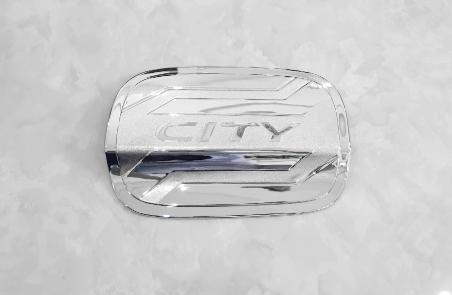 Ốp nắp bình xăng xe Honda City 2021 2022 2023 Mạ crom sáng bóng đẹp mẫu mới nhất hiện nay
