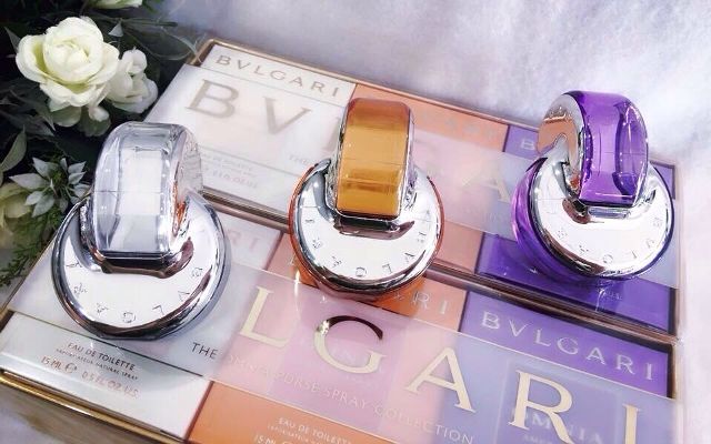 Set 3 chai nước hoa nữ Bullllgari cao cấp