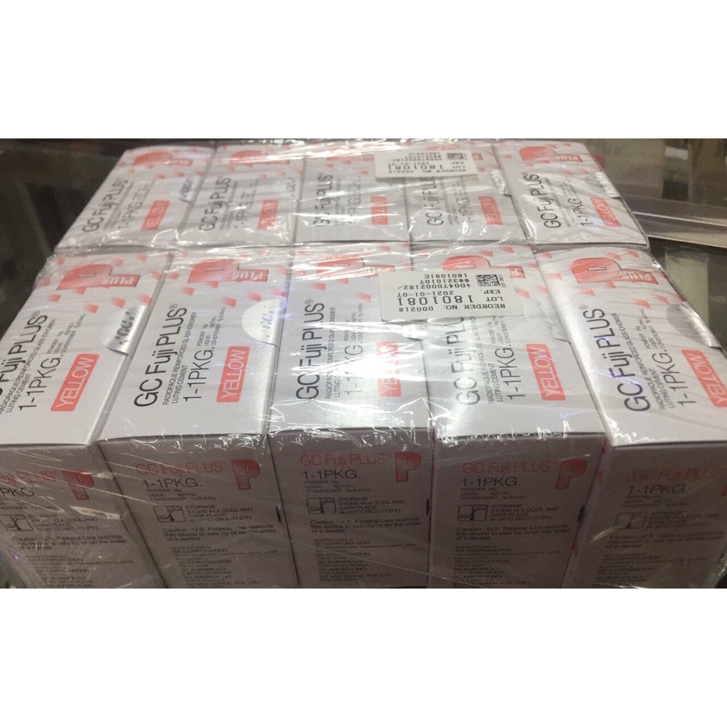 Xi măng gắn phục hình - GC Fuji Plus (Bộ nguyên)