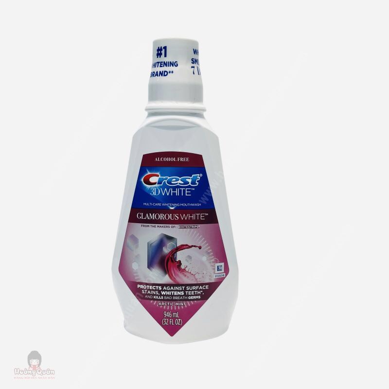 NƯỚC SÚC MIỆNG CREST 3D WHITE - HÀNG MỸ