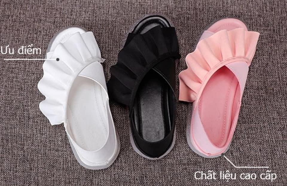 [HCM]Sandal quai chéo đế gân bò cao cấp