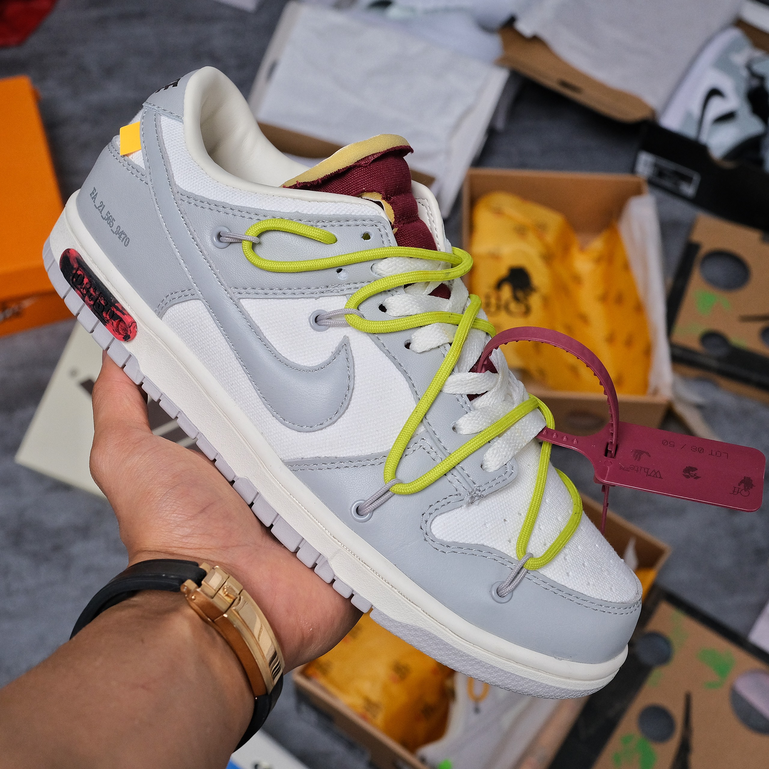 [GeekSneaker] Giày Dunk Low OW Lot 08