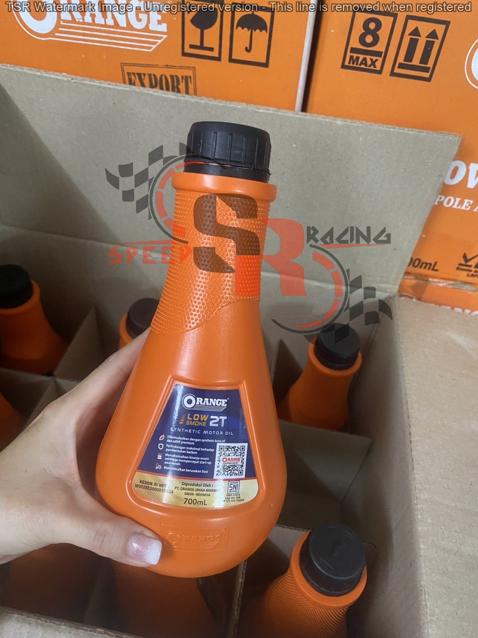 Nhớt Orange 2T 700ml Cho Xe 2 Thì Low Smoke