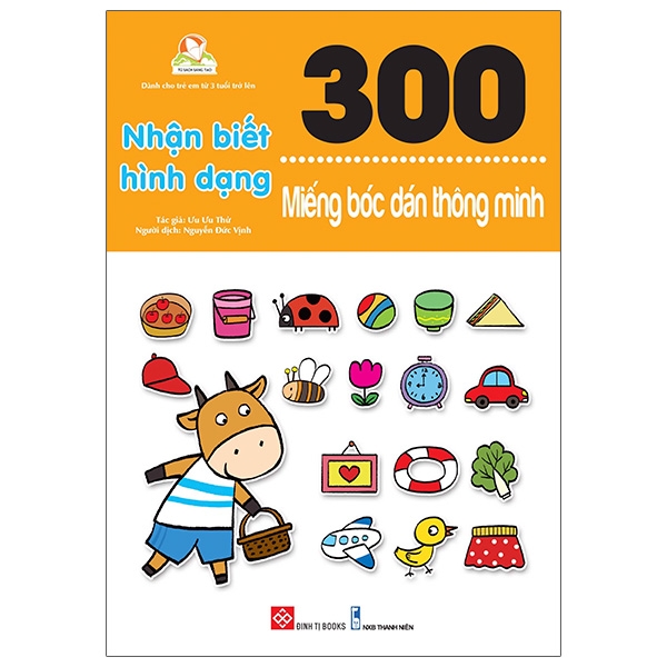 Fahasa - 300 miếng bóc dán thông minh - nhận biết hình dạng