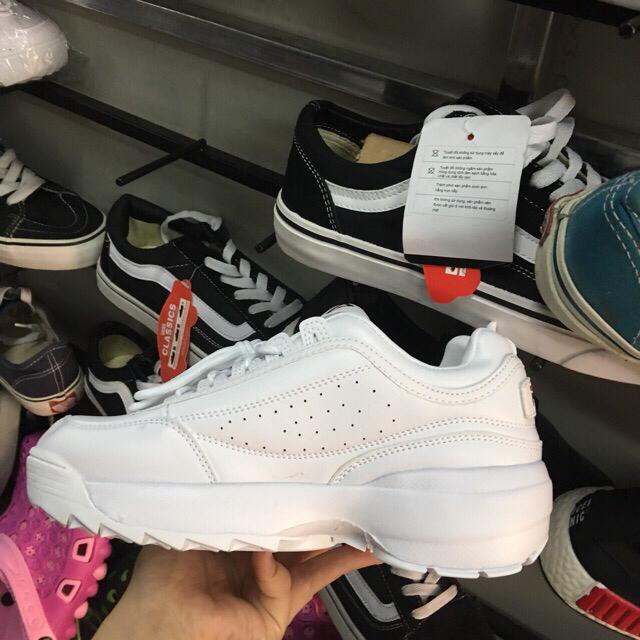 [SALE SỐC-TẶNG HỘP] Giày sneaker fila Trắng size 36->44