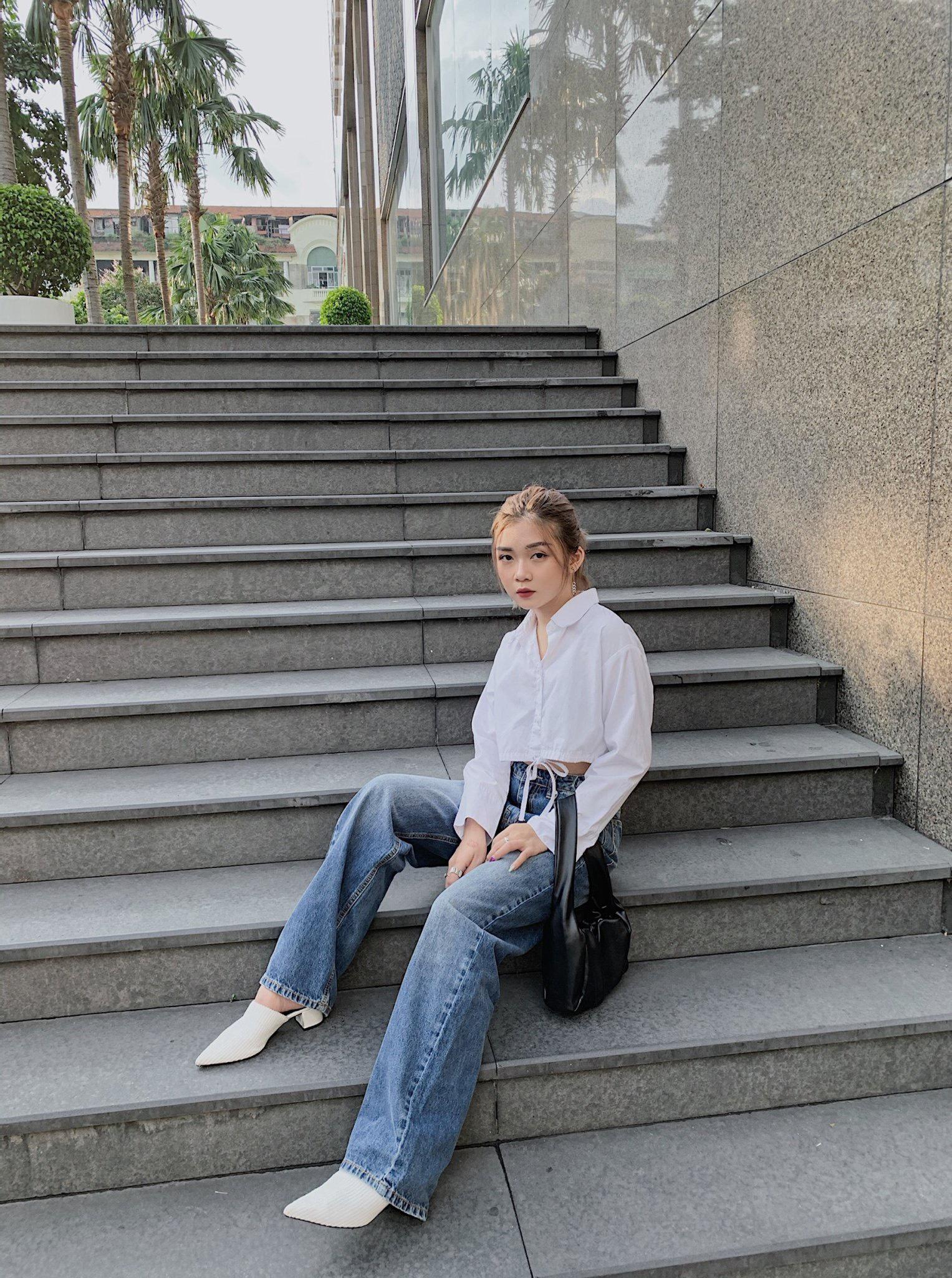 Quần THREE BUTTON JEANS thời trang